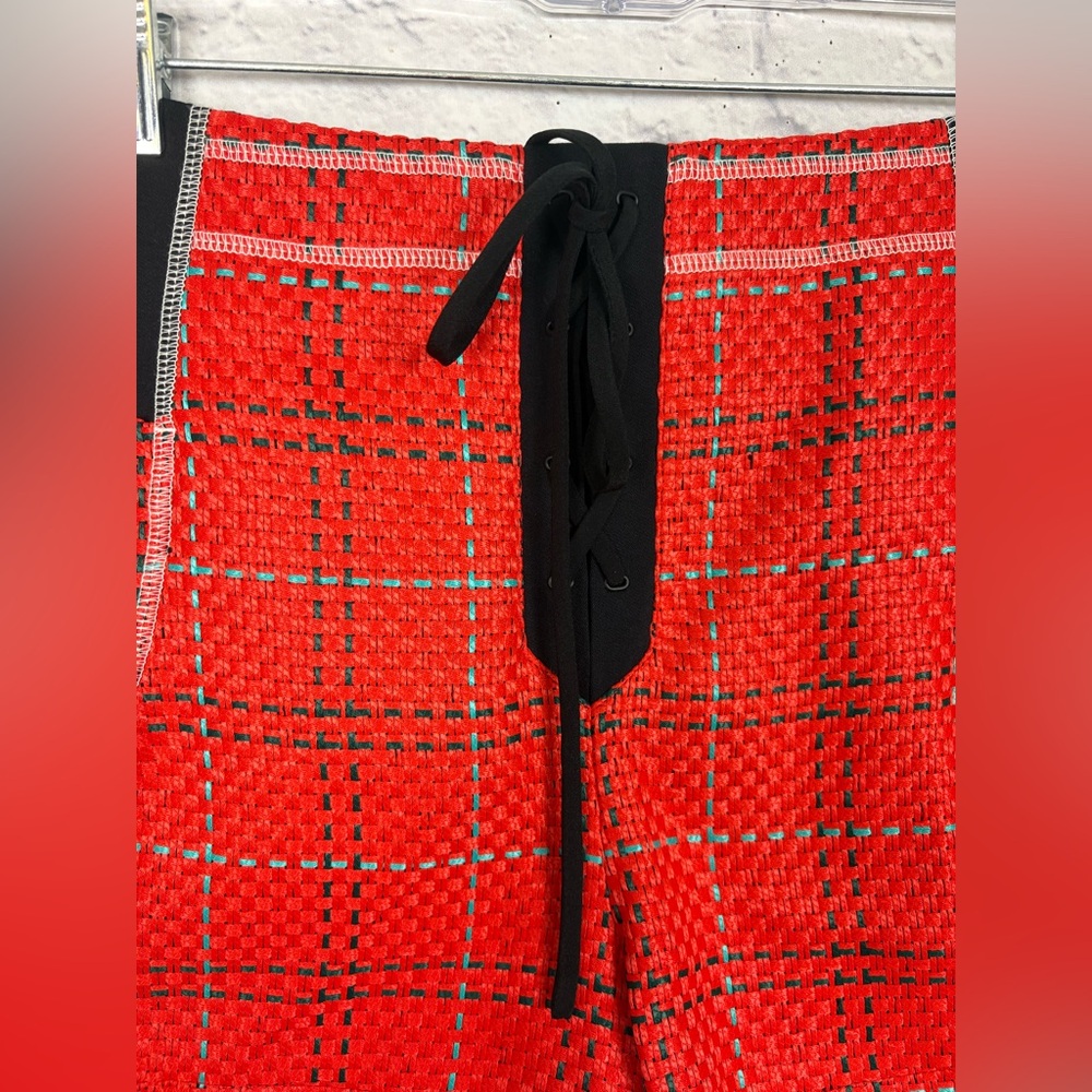3.1 Phillip Lim red shorts black, twill panels size size 4 - Picture 4 of 8